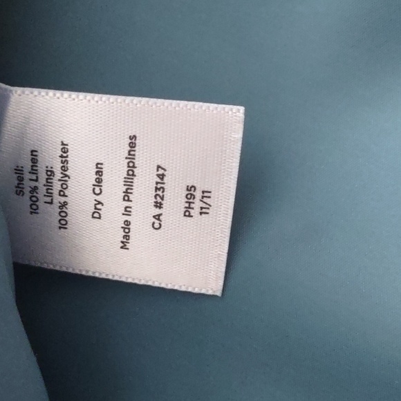 Talbot sz 8 Blue linen jacket - Picture 4 of 5